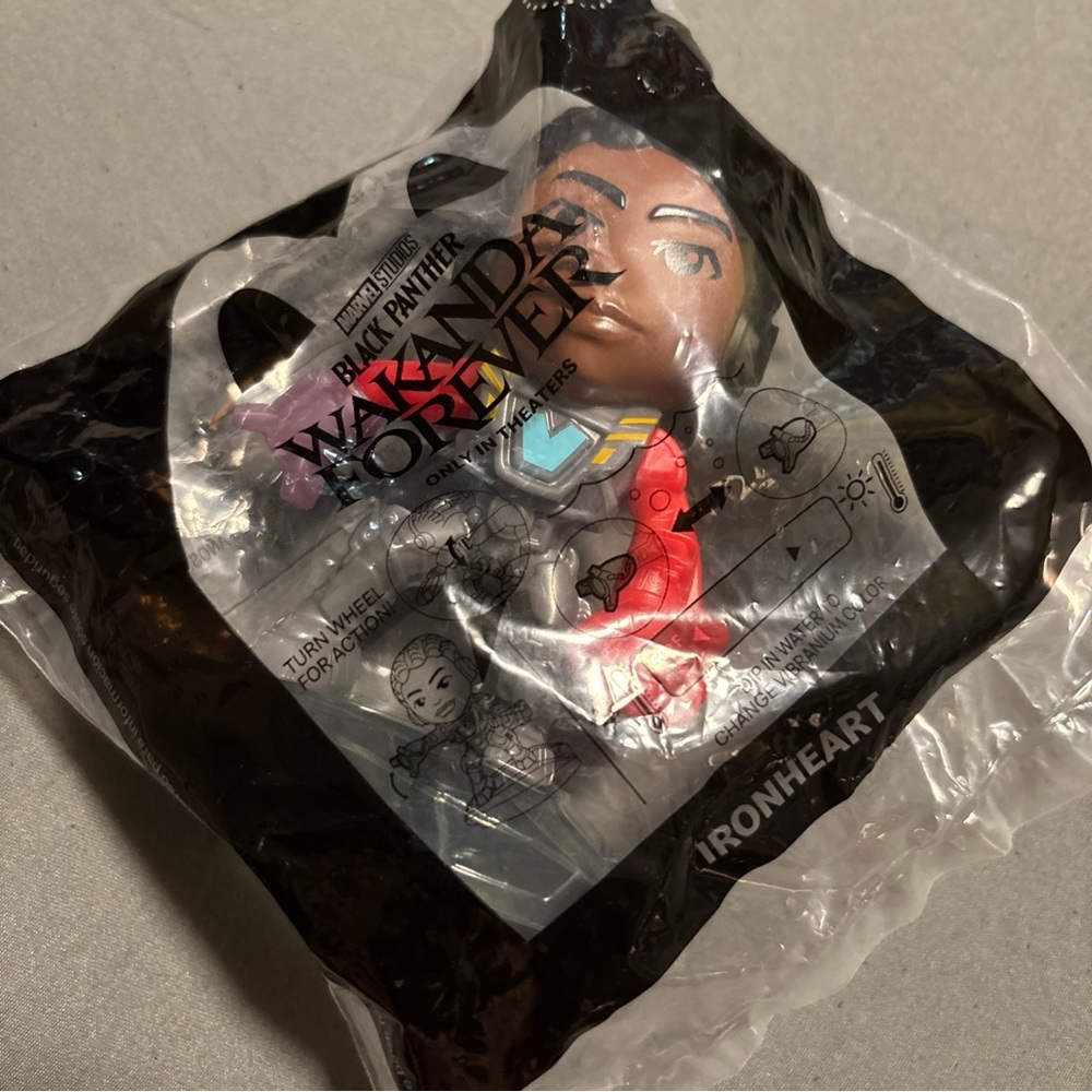 2022 WAKANDA FOREVER MCDONALD’s HAPPY MEAL TOY #5 Ironheart New Sealed
